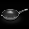 Wok frying pan, aluminum, 28 cm, induction - AMT Gastroguss - Image 2